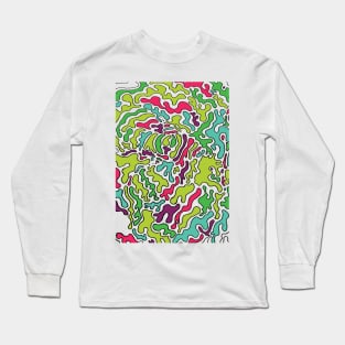 Psychedelic Splat Long Sleeve T-Shirt